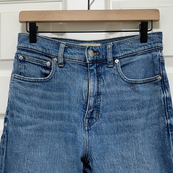 Madewell 90’s Straight Jeans Medium Wash Size 27 - Picture 6 of 9